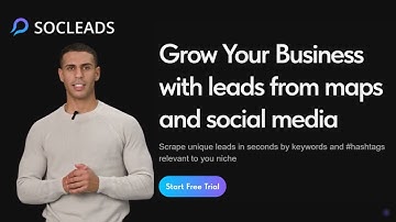 SocLeads - Scrape unique leads in seconds from Social Media and Maps.