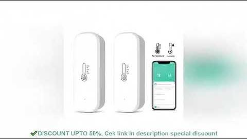 Haozee Smart Zigbee Temperature And Humidity Sensor Indoor Thermometer For Home Work With Alexa Goog