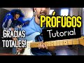 Tutorial PRÓFUGOS Soda Stereo - Me verás volver gira 2007 (Guitarra eléctrica)