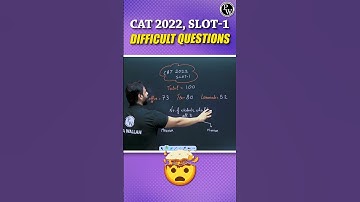 CAT 2022 Slot 1 Maxima and Minima  #cat2023 #catpyq #mbawallah #maths