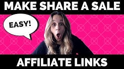 How to Make an Affiliate Link for ShareASale - Make Share a Sale Affiliate Links for Any Merchant