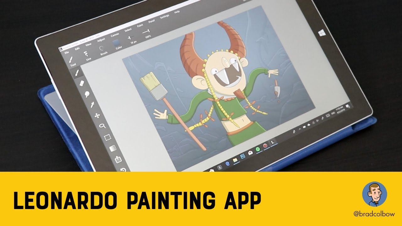 Testing the Leonardo Drawing App for Windows YouTube