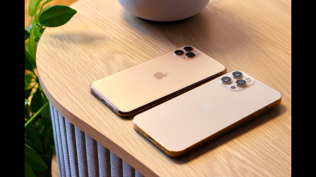 Ultimate Gold Comparison Iphone 12 Pro Max Vs Iphone 11 Pro Max Mat Finish Size Difference Youtube
