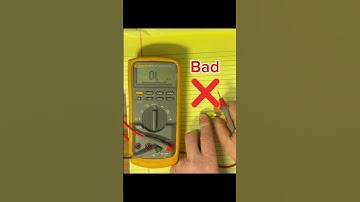 Checking a fuse with fluke 87 multi meter.  #fluke #fuse #electric