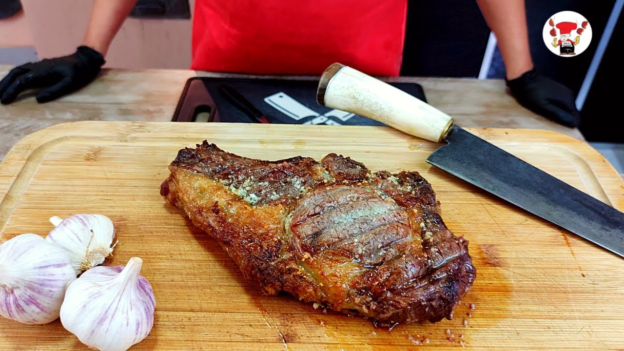 Como Fazer Prime Rib ao Alho na Churrasqueira Fácil Rápido