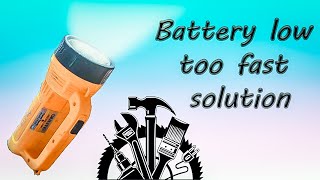 torch battery repairing | torch light repairing | charging torch repairing