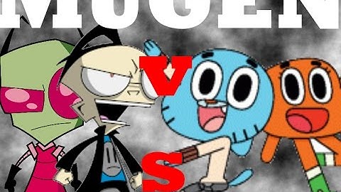 PD18 OttyMUGEN Battle : Zim and Dib Vs Gumball and Darwin