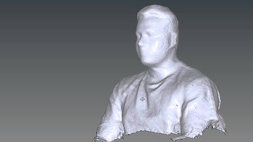 3-D model of a human subject, using Kinect Fusion
