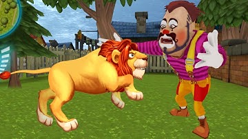 Dark Riddle 4.0.1 vs Kick The Buddy ( Mime vs Lion )