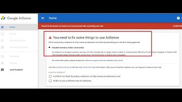 Under construction ! why google adsesne rejected my application ? hindi urdu