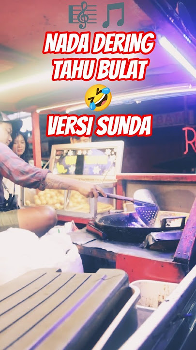 ROUND TOFU RINGTONE SUNDANE version of tofu seller @carolineyeara #fyp #viral #funny #Indonesia