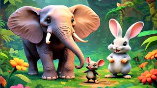 Kidstoon Paradise || khargosh aur hathi cartoon || moral cartoon kahani in Urdu & Hindi