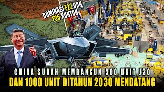 Pamor F22  F35 Runtuh China Sudah Operasikan Lebih 300 Jet J20  Fasilitas Produksi 70 Unitthn