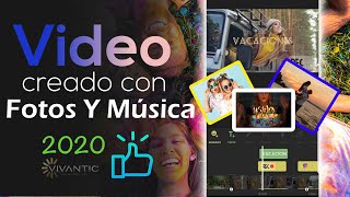 TOP 5 Apps: Hacer videos con Fotos y Música de Fondo - ANDROID & iPhone (Cumpleaños | Amor) screenshot 1