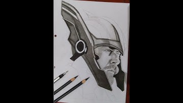 How I draw Thor / step by step #youtube #short video 2023