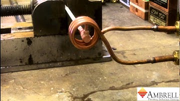 Brazing a copper assembly with induction heating