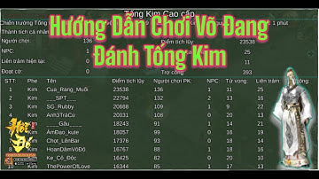 Thập Đại Anh Hùng - Võ Lâm 1 Mobile:Hướng Dẫn Đánh Võ Đang Lấy Top Tống Kim Tập 1