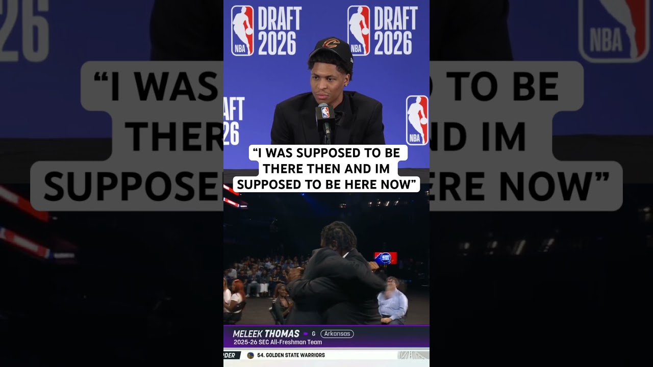 Maleek Thomas on his being drafted in the same building he was an All-American 💪