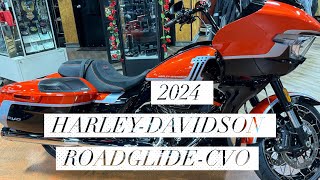 Brand New 2024 Harley Davidson Road Glide CVO in Legendary Orange! #harleydavidson