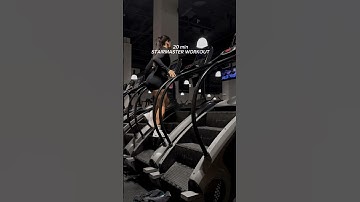 20 MIN STAIRMASTER WORKOUT!#stairmaster#20minworkout#cardioworkout#cardio #gymworkout #cardioroutine