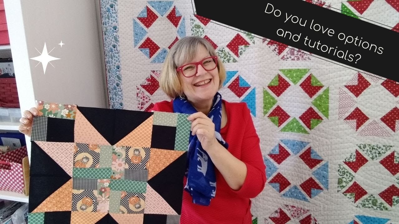 A Side project using a bloc loc ruler - how to use it for 3.5 squares -  Pat Sloan's I Love To Make Quilts