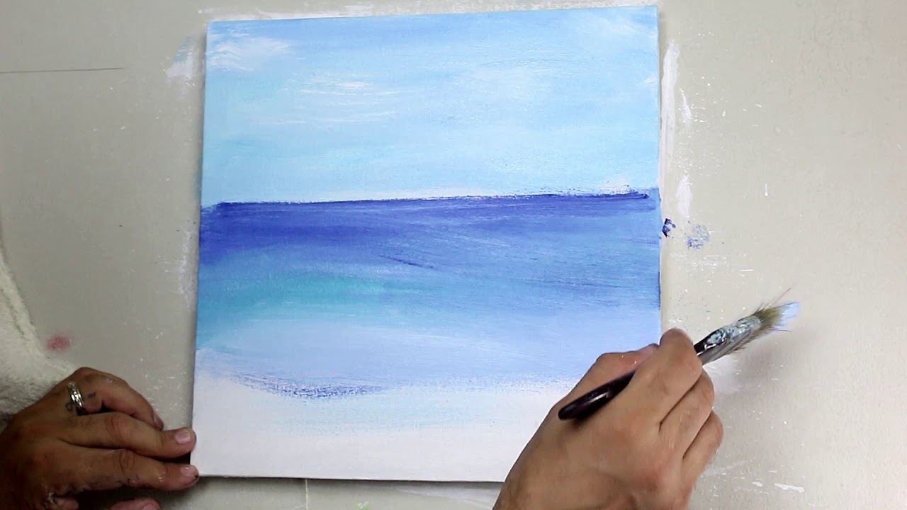 Como Pintar uma Praia em 5 Minutos