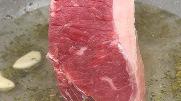 Put the meat in the hot water I learned this trick at a five-star steakhouse!