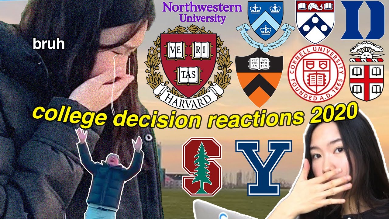 college decision reactions 2020 ft. harvard acceptance *EMOTIONAL* (ivy