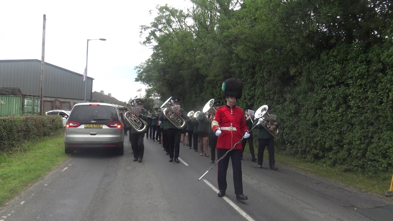 Maguiresbridge Silver Band @ Black Saturday 2019   Parading To Start Point