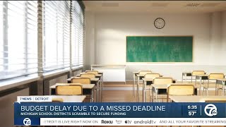 Michigan school districts face uncertainty after state budget delay