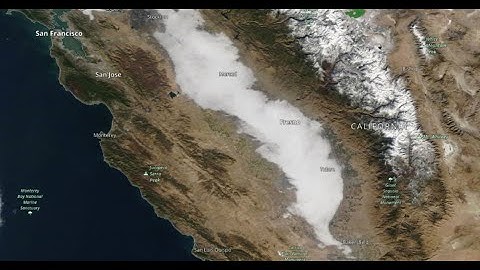 Driving through the thick TULE FOG in the San Joaquin Valley