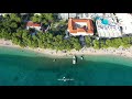 Tučepi beaches aerial view (Slatina, Dračevice, Donji Ratac) part II - summer 2019.