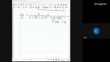 Analog Electronic Systems-- BS (ES) Degree Live Stream