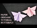 Paper butterfly origami  tutorial diy by colormania