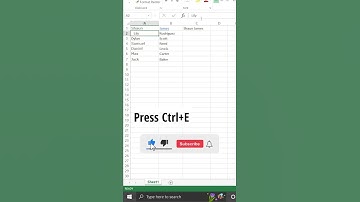 How to Split Cells in Excel🔥 #shorts #excel
