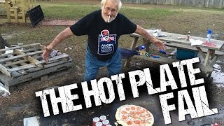 THE HOT PLATE CHALLENGE FAIL!!!