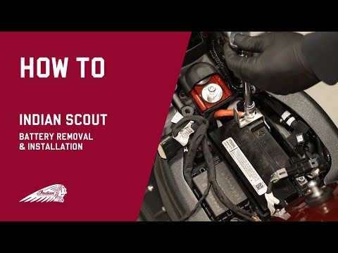 2025 Indian Scout | Battery Removal and Installation - Indian Motorcycle