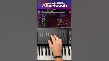 Alle drie de synth-engines in de Yamaha MODX M ondersteunen polyfone aftertouch #modxm