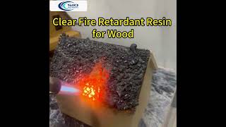 Clear Fireproof Resin For Wood Coating/Paint #fireretardant #fireproof #coating