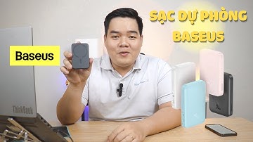Pin sạc dự phòng không dây 6000mAh, sạc nhanh 20W Baseus Magnetic Bracket Wireless Power Bank