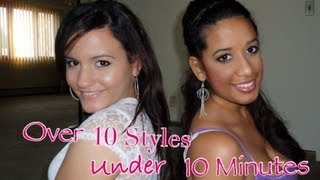 Over 10 Hair Styles under 10 Minutes