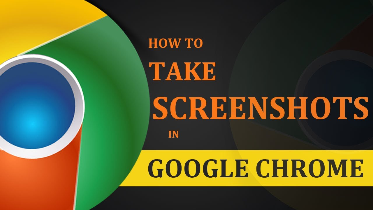 how to take a screenshot google chrome browser