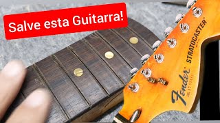 Reentrastado de una Fender Stratocaster 1977 Original!