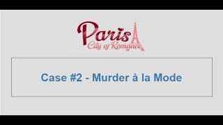 Criminal Case - City of Romance, Case 2 - Murder à la Mode screenshot 3