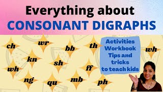 How to teach consonant digraphs to kids | Digraphs क्या हैं और बच्चे को कैसे पढ़ाएं | #phonics