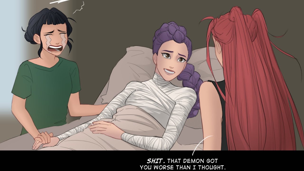 Rumi Is Hurt!😭🤕KPop Demon Hunters Comic Dub