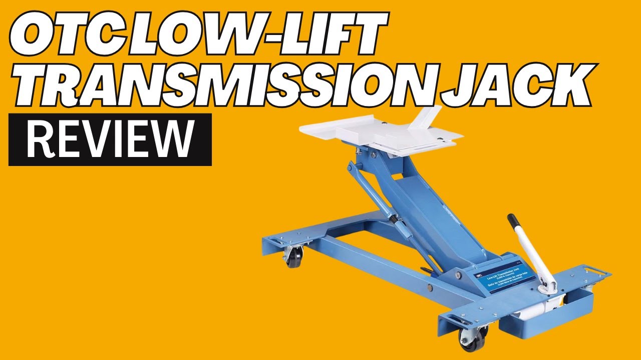 OTC Low Lift Transmission Jack Review YouTube