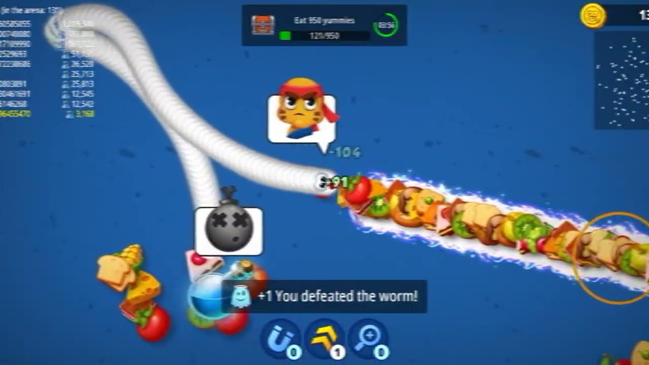 worm zone android gameplay pVP single player adventure game | Worm Zone multiplayer survival game