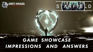 Starfield Game Showcase - Impressions and Answers