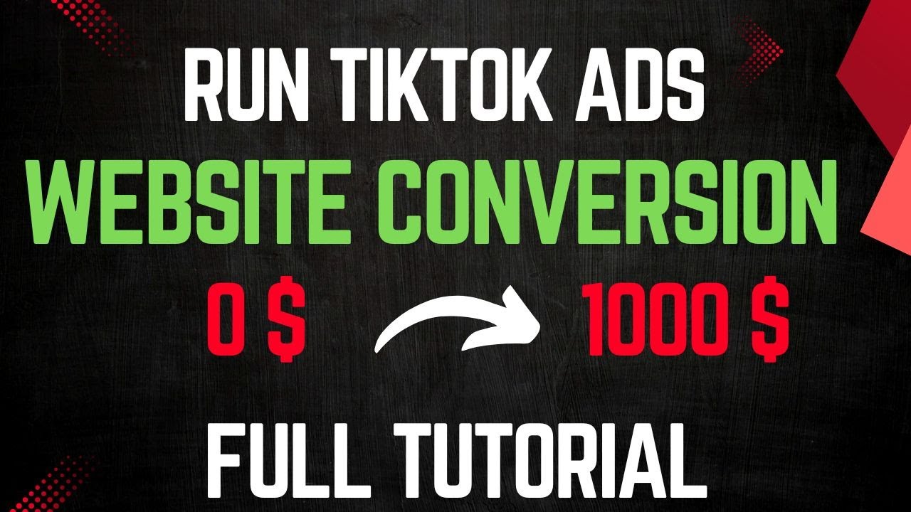 The NEW Way to run TikTok Ads in 2024 | How to run Website conversion ...